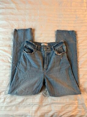 Abercrombie & Fitch Light Blue Straight-Leg Jeans